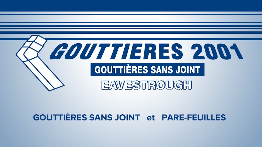 Gouttières 2001 | point of interest | 877 Rue Principale, Rivière-Beaudette, QC J0P 1R0, Canada | 4504551616 OR +1 450-455-1616