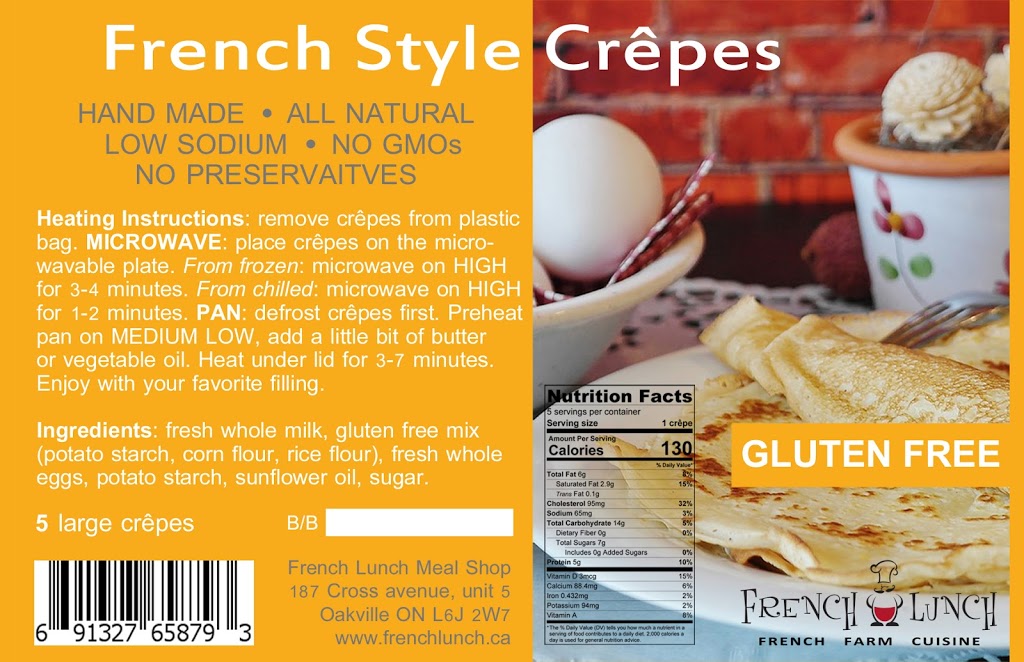French Lunch | 187 Cross Ave #5, Oakville, ON L6J 2W7, Canada | Phone: (647) 625-6257