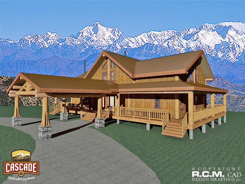Cascade Handcrafted Log Homes & Timber Frame Homes | 54370 Bridal Falls Rd, Rosedale, BC V0X 1X1, Canada | Phone: (604) 703-3452