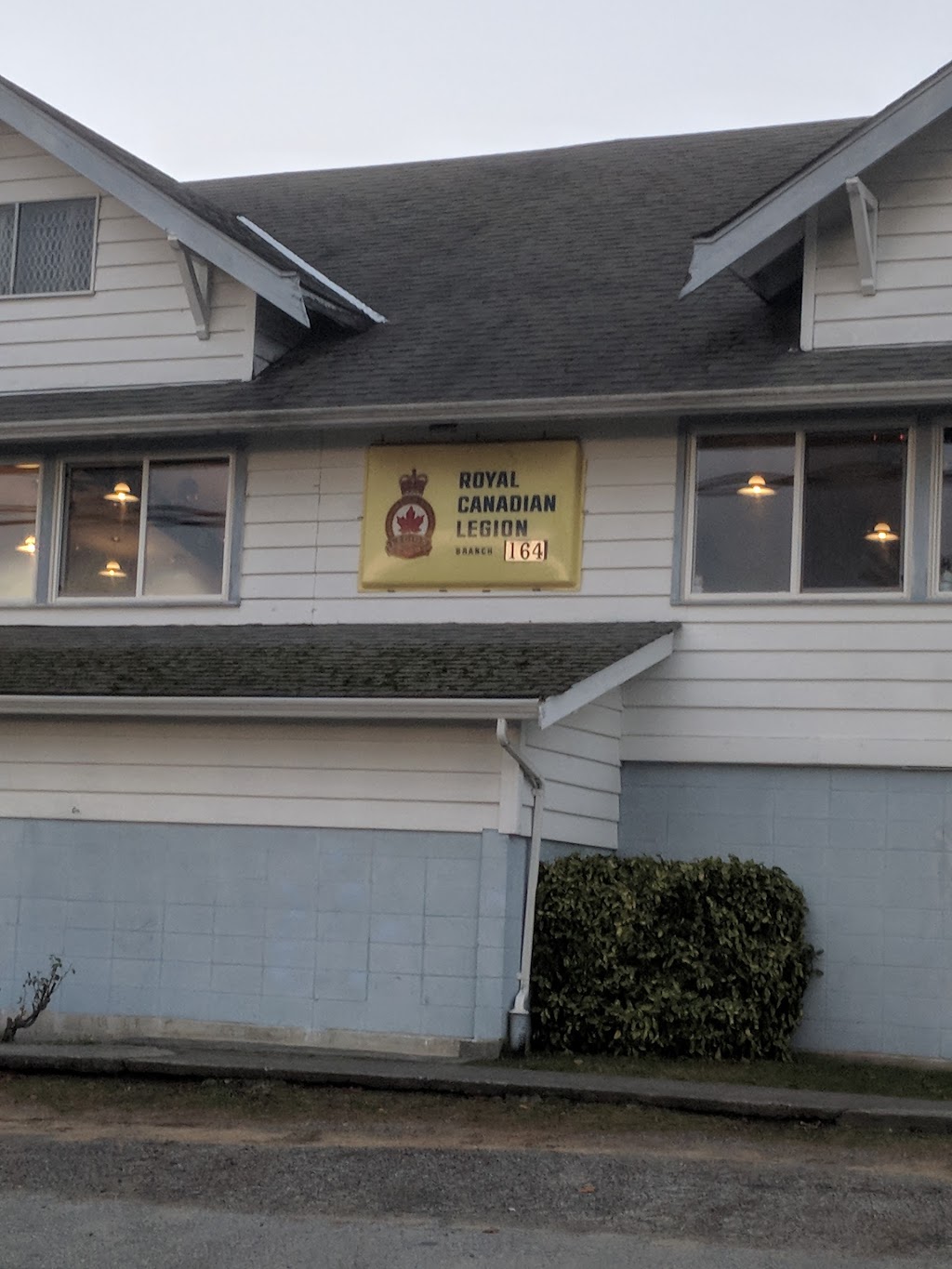 Royal Canadian Legion Branch 164 | 6811 Alexander St, Powell River, BC V8A 2A9, Canada | Phone: (604) 485-4870