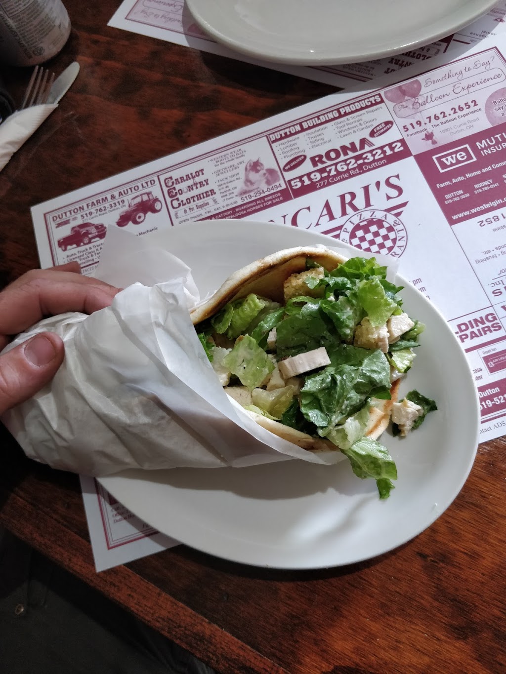 Mancaris Pizza & Restaurant | 184 Currie Rd, Dutton, ON N0L 1J0, Canada | Phone: (519) 762-2660