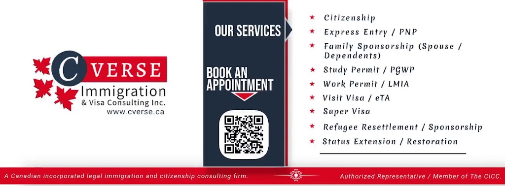 Cverse Immigration & Visa Consulting Inc. | 70 King St E, Hamilton, ON L8G 1K2, Canada | Phone: (905) 929-4005