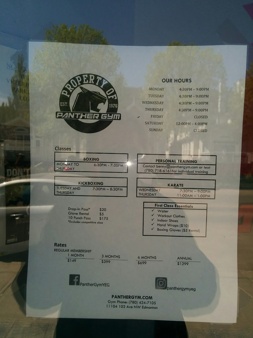 Panther Gym | 11104 102 Ave, Edmonton, AB T5K 2H4, Canada | Phone: (780) 718-6161