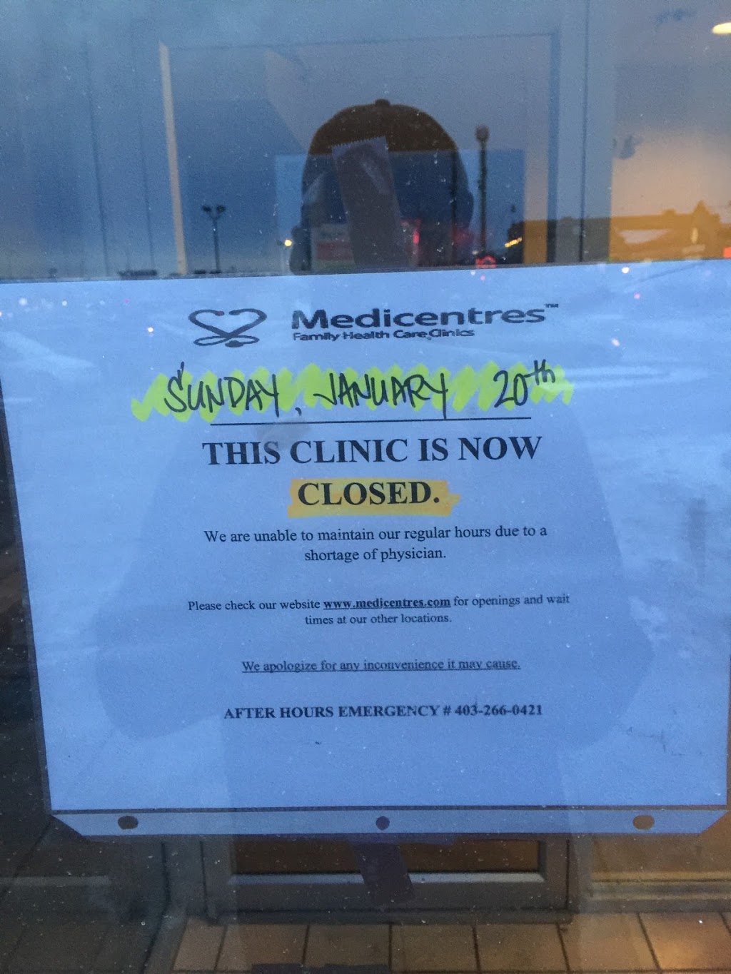 Medicentres Family Care Clinics | 150 Crowfoot Crescent NW #217, Calgary, AB T3G 3T2, Canada | Phone: (403) 241-8900