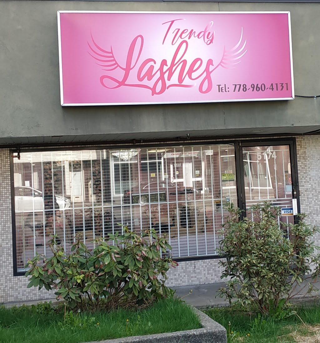 Trendy Lashes | 5174 Victoria Dr, Vancouver, BC V5P 1C9, Canada | Phone: (778) 960-4131