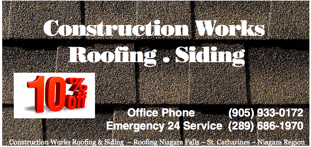 Construction Works Roofing Ltd. | 6842 Keiffer St, Niagara Falls, ON L2E 5K1, Canada | Phone: (905) 933-0172