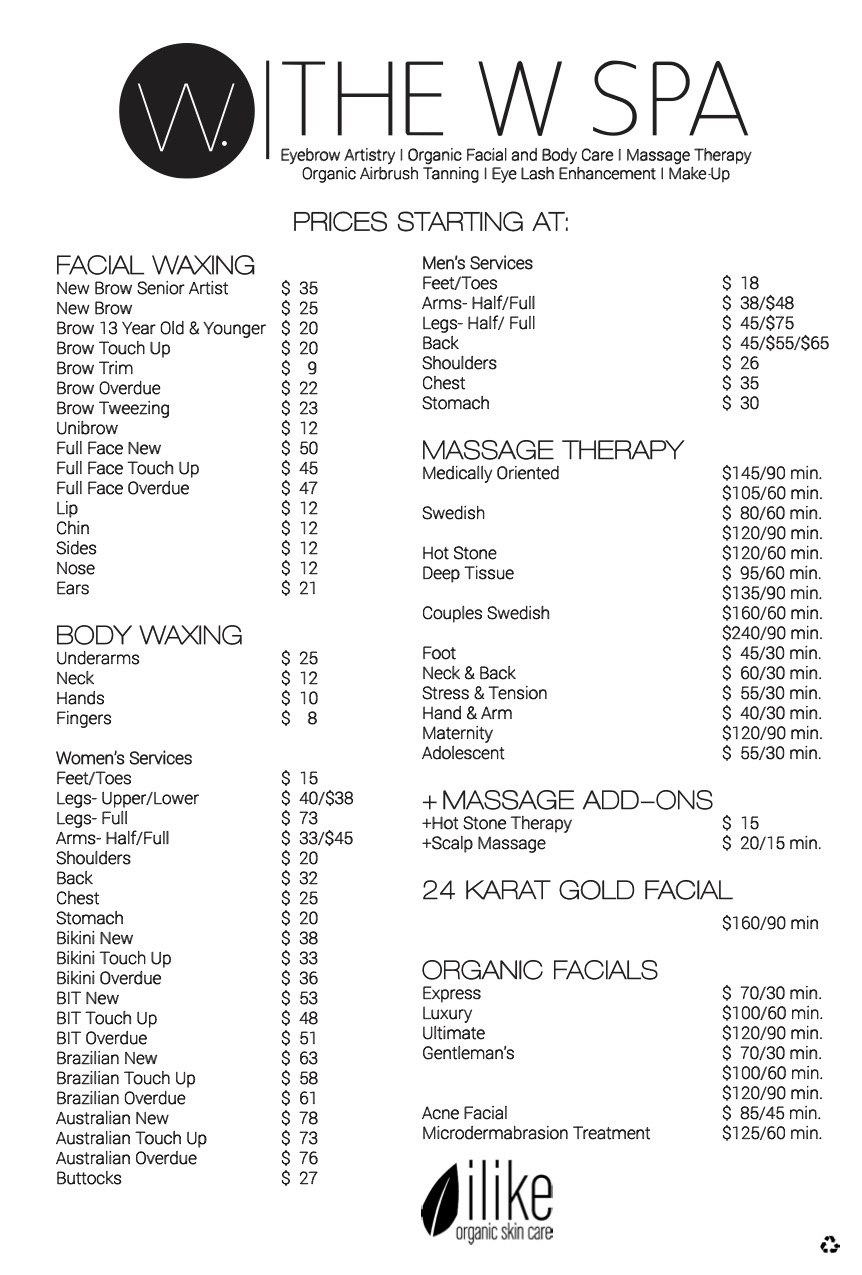 The W Spa | 8500 Roll Rd, Clarence Center, NY 14032, USA | Phone: (716) 741-2201