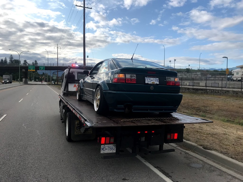 Ash Towing | 151 Snowsell St N #1, Kelowna, BC V1V 1Z1, Canada | Phone: (250) 808-7043