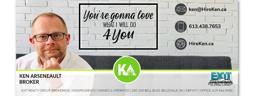 Ken Arseneault, Broker | 100 Bell Blvd Unit 200, Belleville, ON K8P 4Y7, Canada | Phone: (613) 966-9400