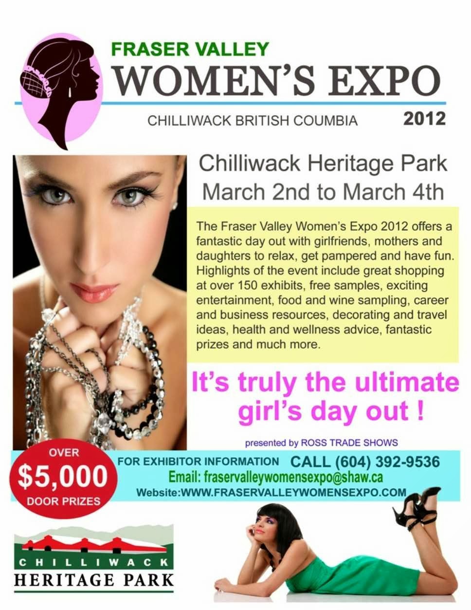 Fraser Valley Womens Expo | 44140 Luckakuck Way, Chilliwack, BC V2R 4A7, Canada | Phone: (604) 392-9536