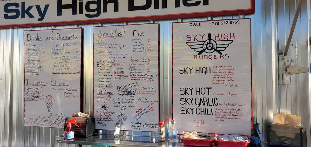 Sky High Diner | 6300 Tronson Rd, Vernon, BC V1H 1N5, Canada | Phone: (778) 212-8759