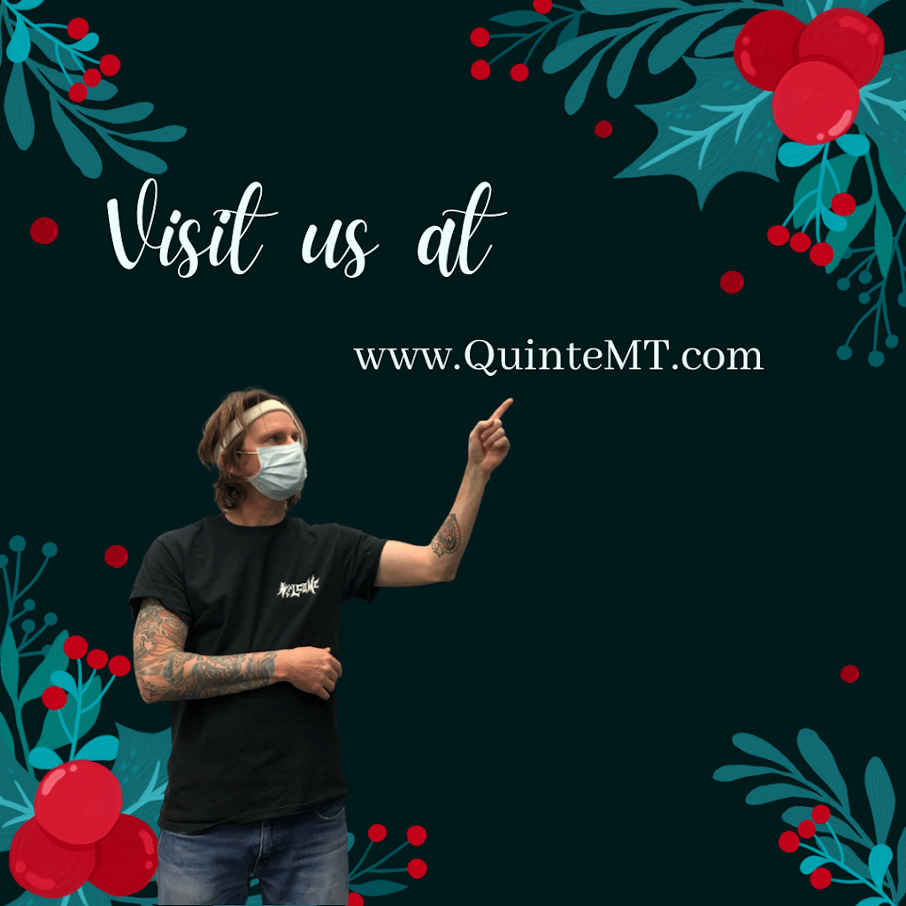 Quinte Massage Therapy & Wellness | 470 Dundas St E Unit 50 Medical Offices, Belleville, ON K8N 1G1, Canada | Phone: (613) 966-0222