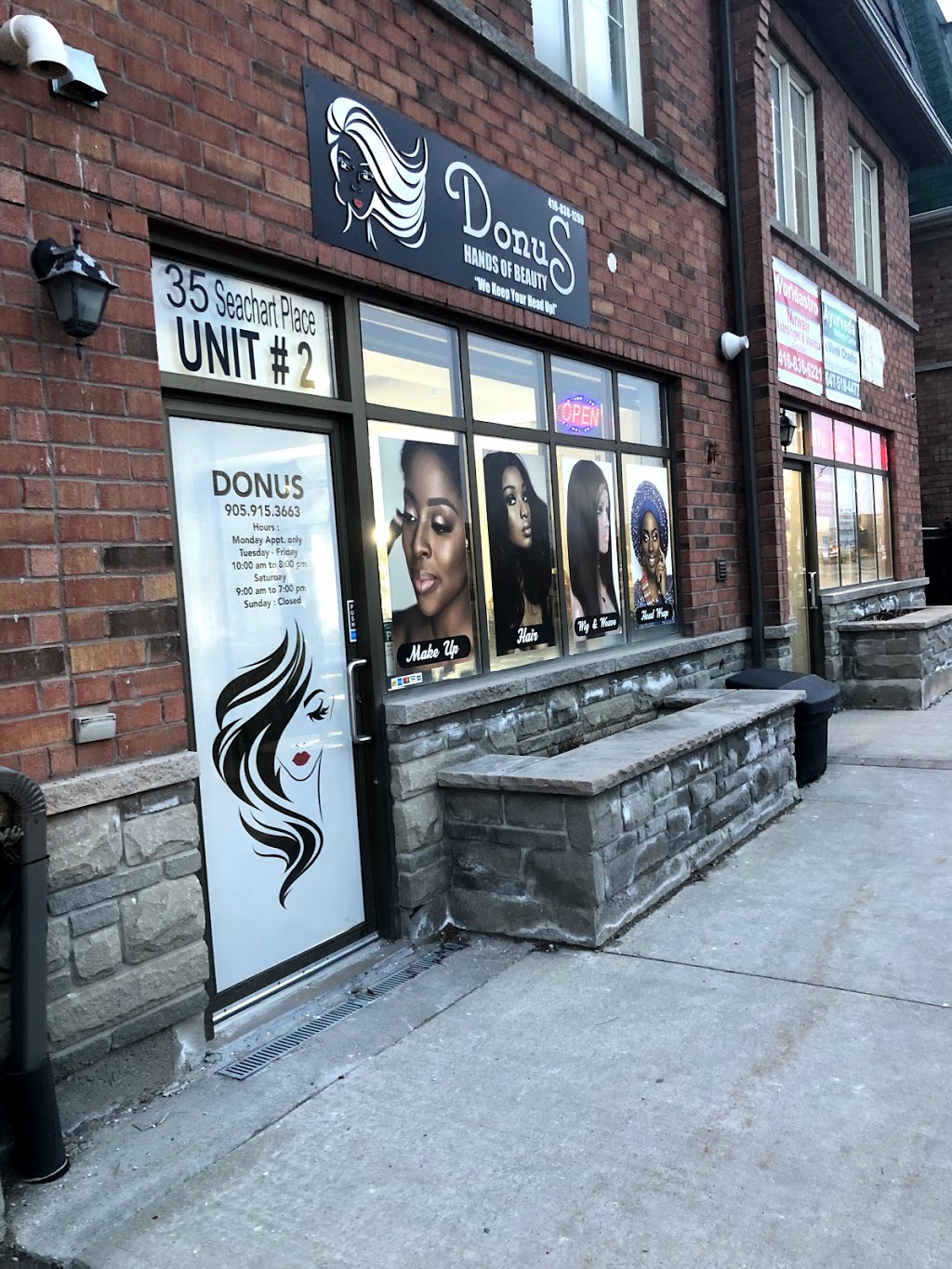 Donus Hands of Beauty | 35 Seachart Pl Right opp. BMO - 8950 Hwy 50 Hwy 50 &, Ebenezer Rd, Brampton, ON L6P 3A3, Canada | Phone: (905) 915-3663