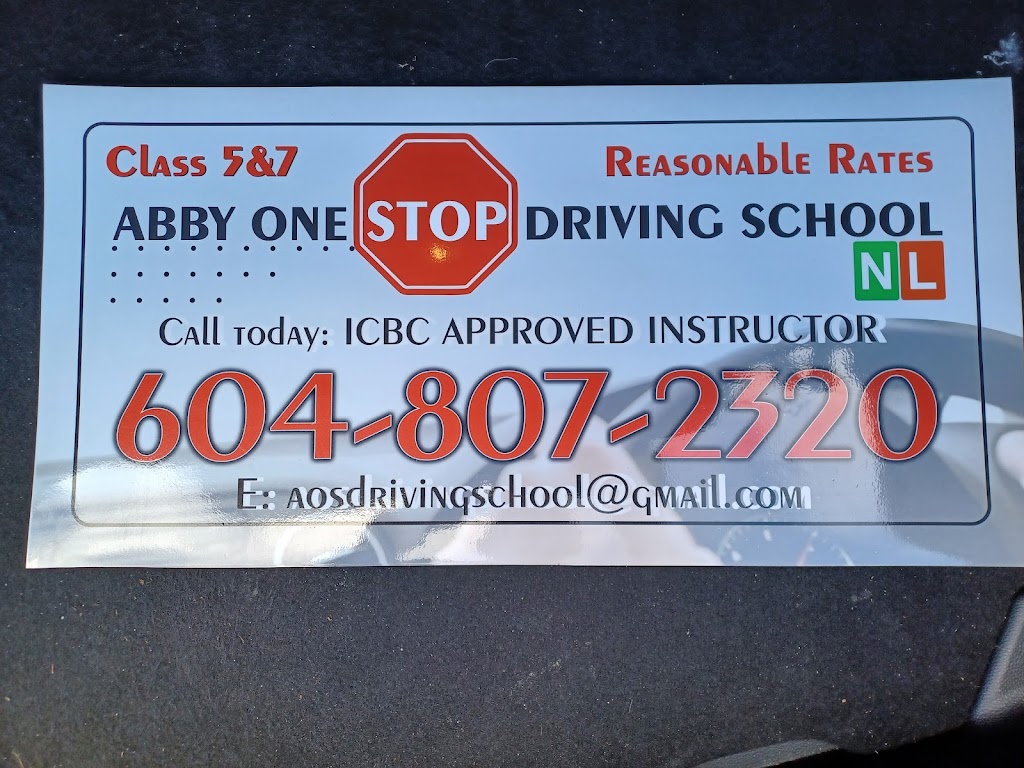 Abby One Stop Driving School | 2555 Emerson St, Abbotsford, BC V2T 3J5, Canada | Phone: (604) 807-2320