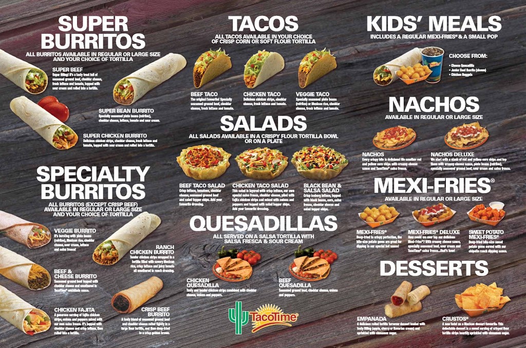 Taco Time | HAMPTON VILLAGE, 102 Hampton Cir #60, Saskatoon, SK S7R 0L5, Canada | Phone: (306) 954-1085