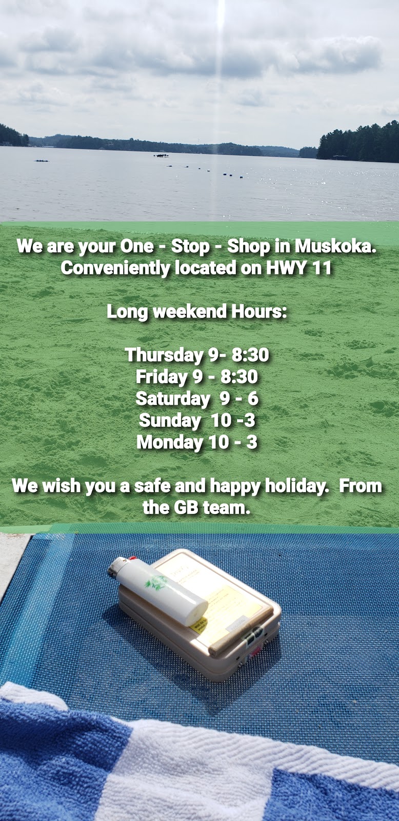The Green Bouquet Cannabis Inc | 15 S Mary Lake Rd Unit 2, Port Sydney, ON P0B 1L0, Canada | Phone: (705) 385-9333