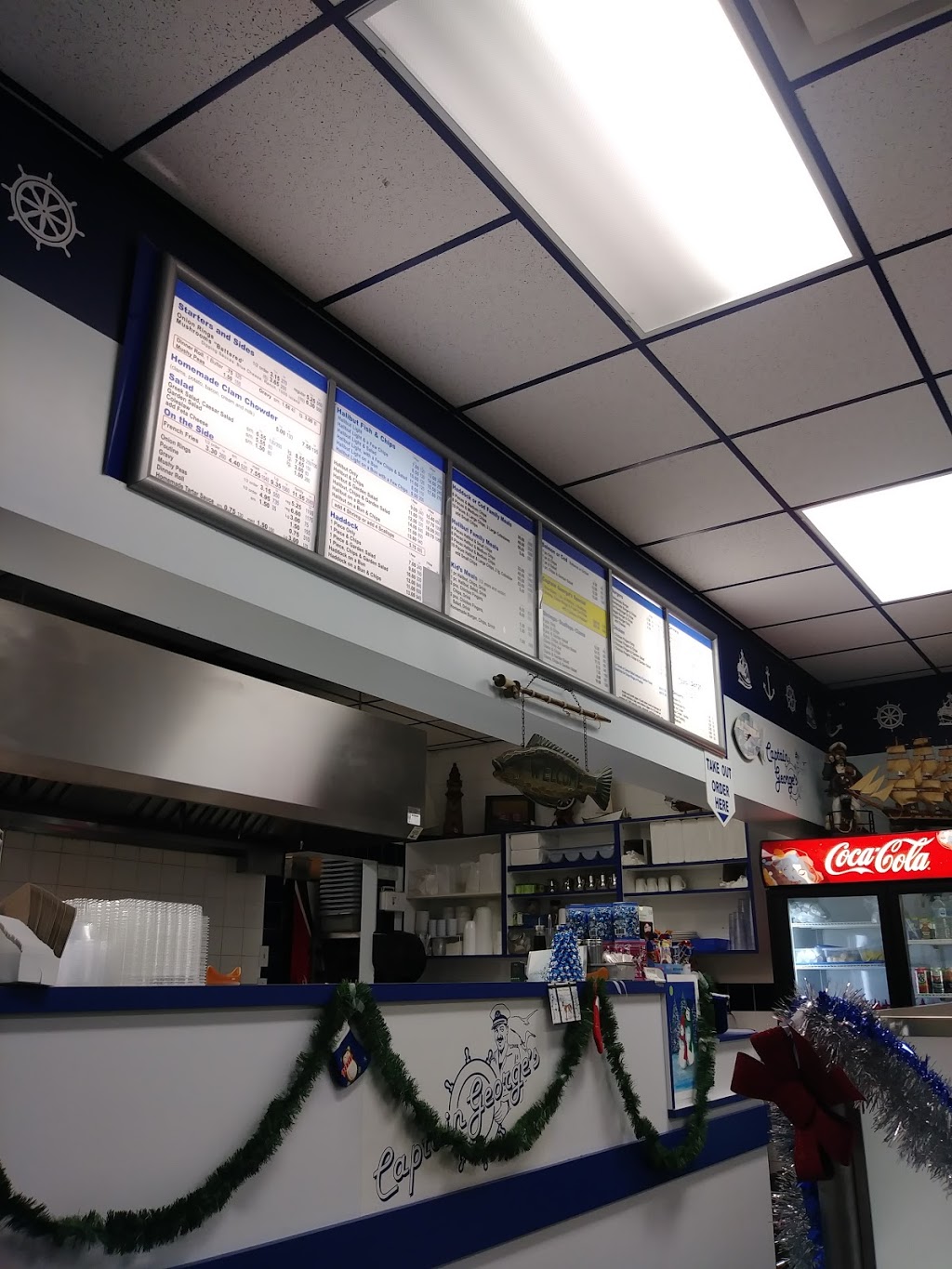 Captain Georges Fish & Chips | 219 King St E, Bowmanville, ON L1C 1P7, Canada | Phone: (905) 697-8500
