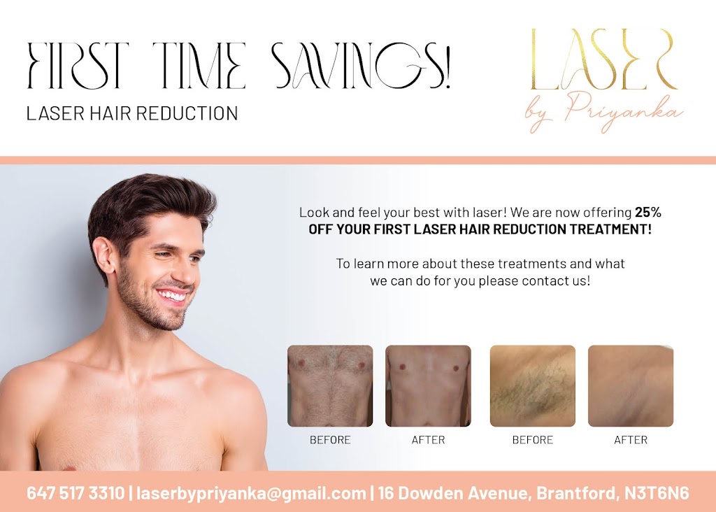Laser By Priyanka | 16 Dowden Ave, Brantford, ON N2T 6N6, Canada | Phone: (647) 517-3310