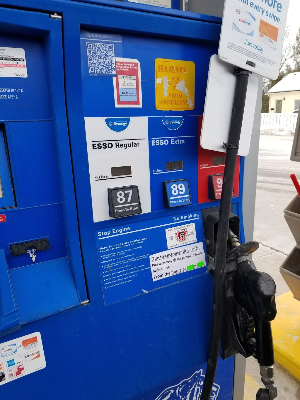 Esso | 544 Main St S, Exeter, ON N0M 1S1, Canada | Phone: (226) 423-2126