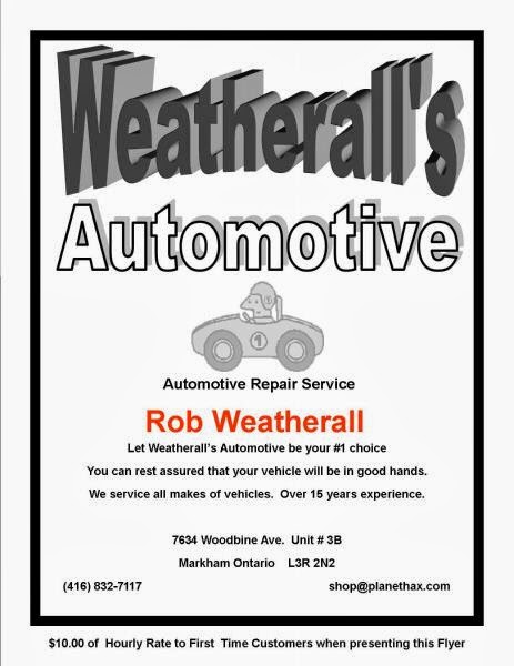 Weatheralls Automotive | 371 John St, Thornhill, ON L3T 5W5, Canada | Phone: (905) 258-7117