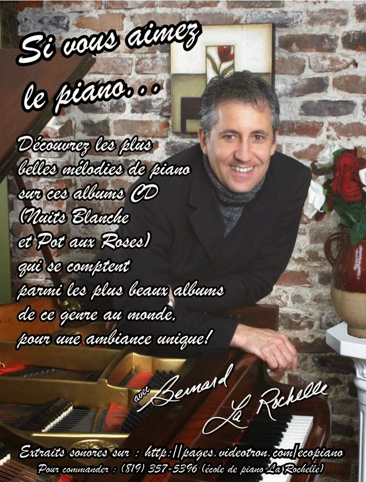 School De Piano La Rochelle | 41 Rue Laurier O, Victoriaville, QC G6P 6P5, Canada | Phone: (819) 357-5396