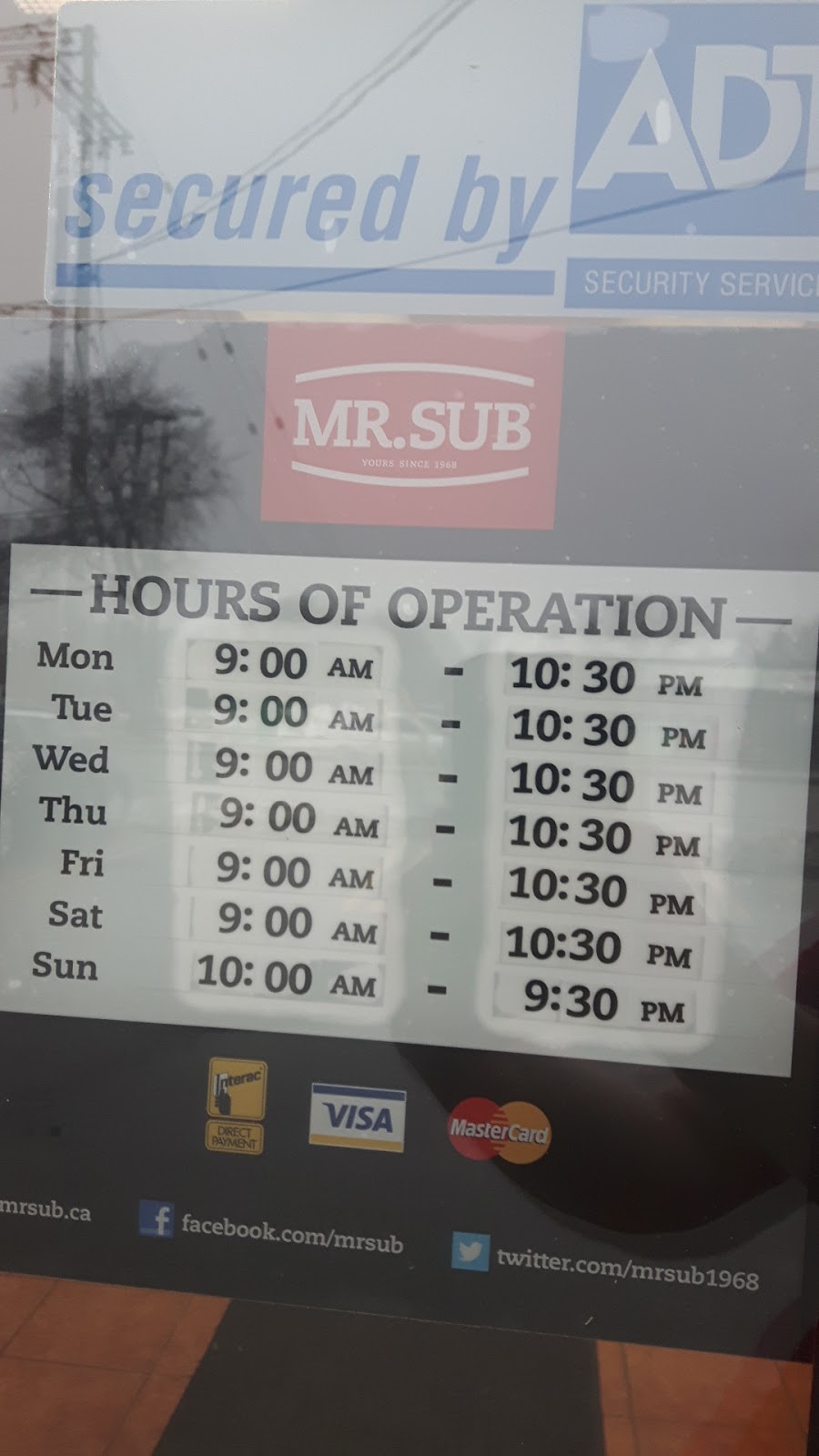 Mr. Sub | 1640 Dundas St, London, ON N5W 3C4, Canada | Phone: (519) 453-7590