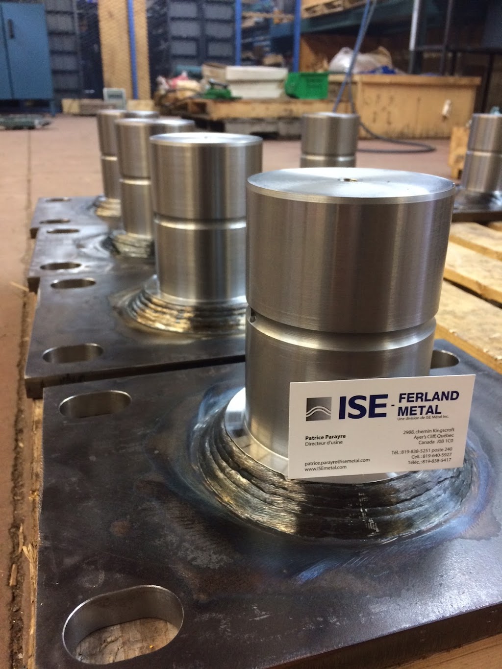 ISE Ferland métal | 2988 Chem. de Kingscroft, Ayers Cliff, QC J0B 1C0, Canada | Phone: (819) 838-5251 ext. 226