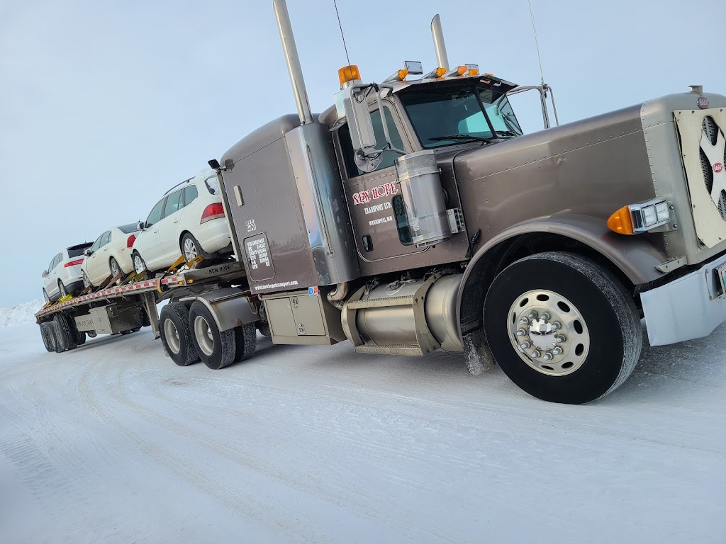 New Hope Transport Ltd | 170 Agri Park Rd, Oak Bluff, MB R4G 0A5, Canada | Phone: (204) 897-1083