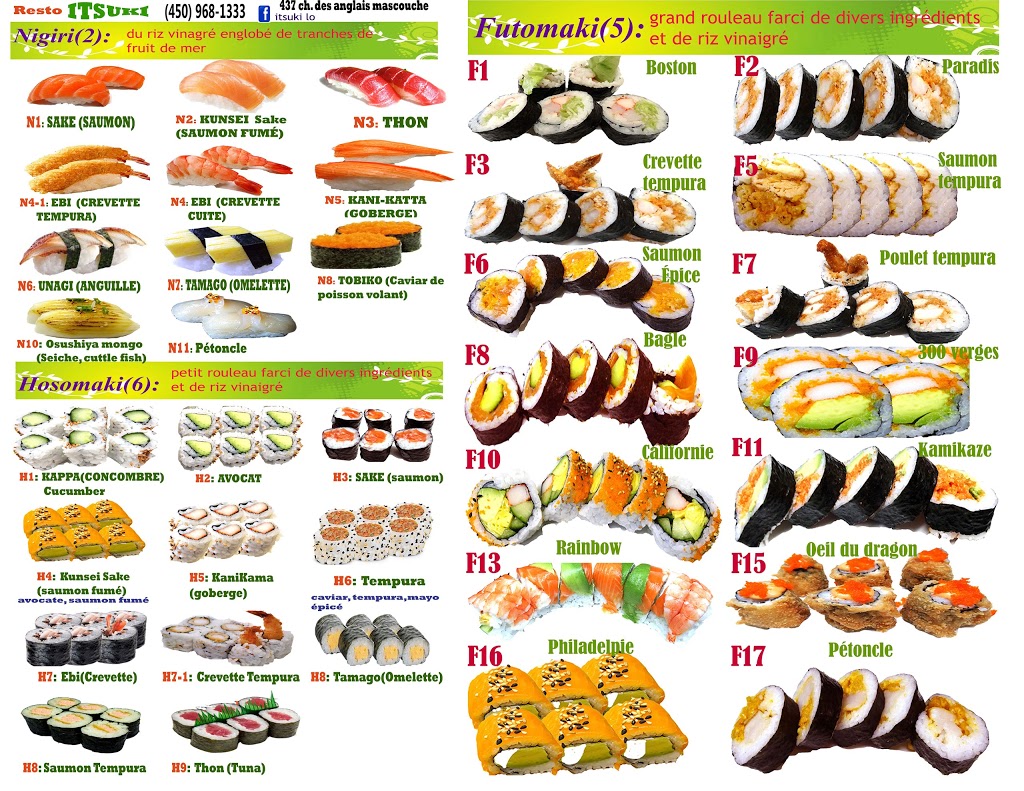 Itsuki | 437 Chemin des Anglais, Mascouche, QC J7L 3P9, Canada | Phone: (450) 968-1333