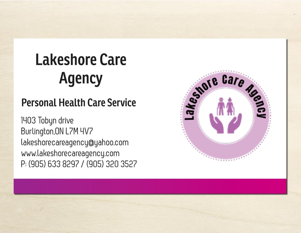 Lakeshore Care Agency | 1403 Tobyn Dr, Burlington, ON L7M 4V7, Canada | Phone: (905) 633-8297