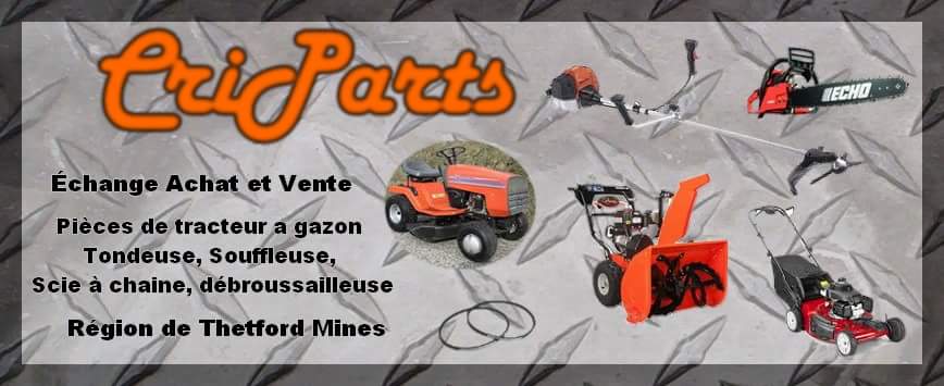 Cripart pièces | 827 Chem. du Lac à la Truite, Thetford Mines, QC G6G 5R7, Canada | Phone: (418) 334-0773