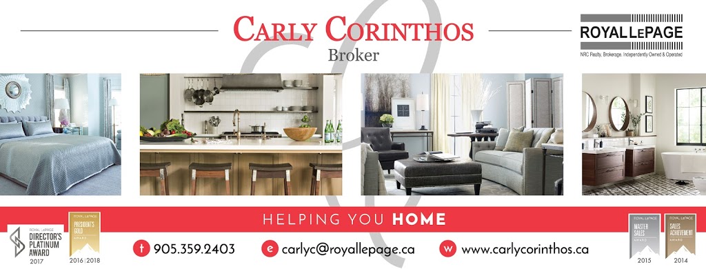 Carly Corinthos Royal Lepage NRC Realty | 2-637 Niagara St, Welland, ON L3C 1L9, Canada | Phone: (905) 359-2403