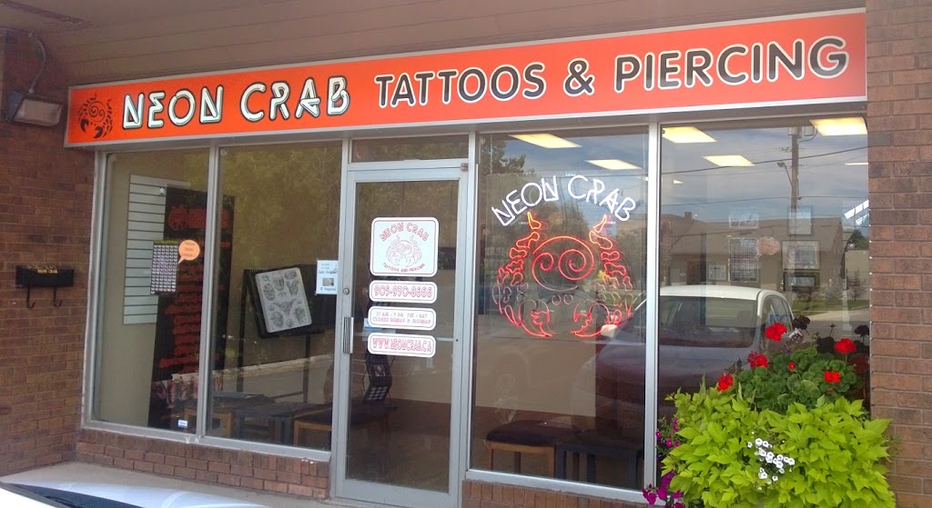 Neon Crab Tattoos & Piercing | 290 Barton St, Stoney Creek, ON L8E 2K6, Canada | Phone: (905) 930-8666