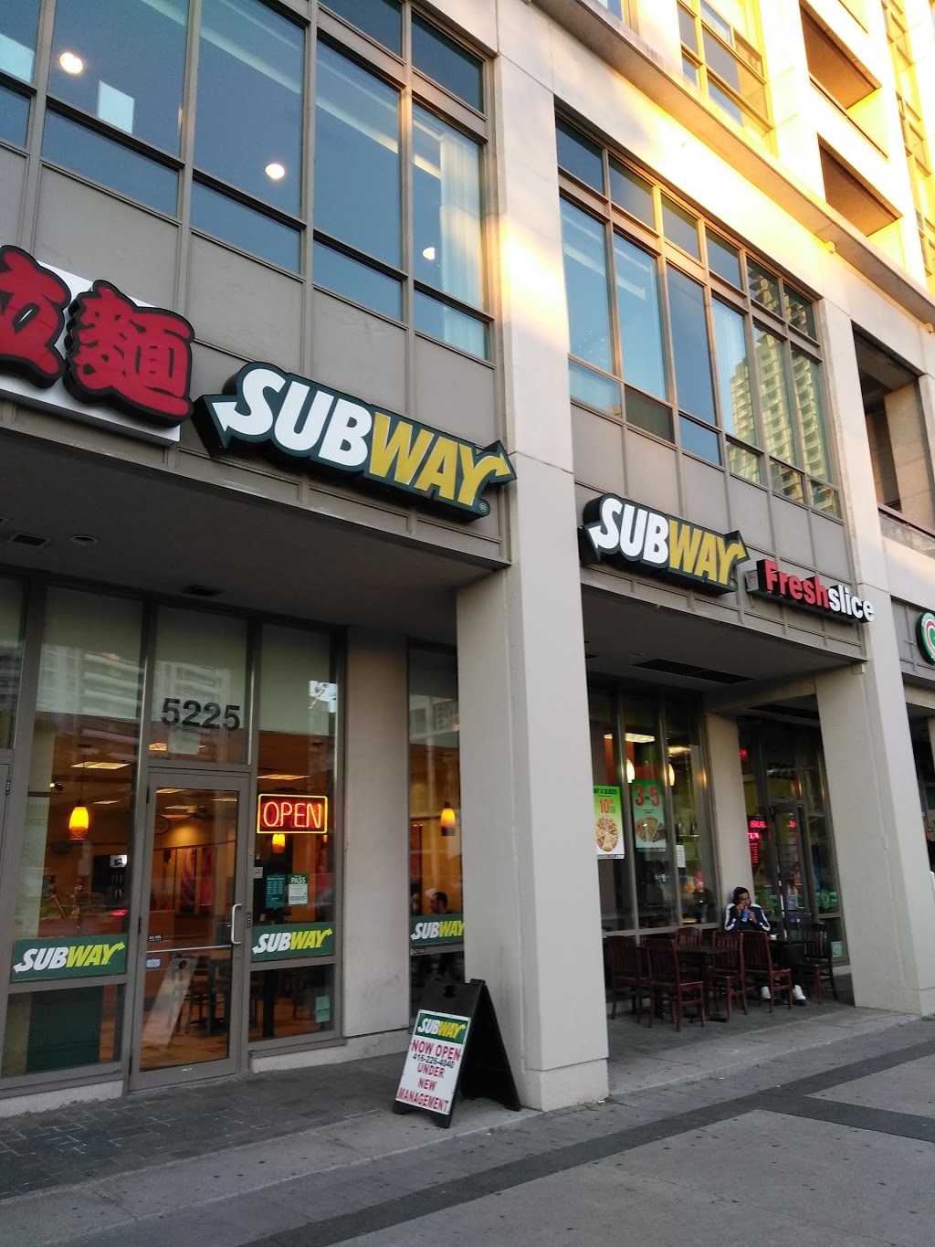 Subway | 5225 Yonge St #3, North York, ON M2N 5P8, Canada | Phone: (416) 226-4040