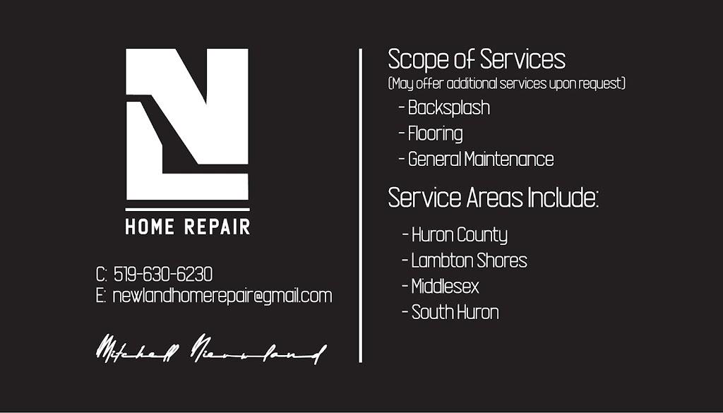 Newland Home Repair & Maintenance | 9920 Eric St, Thedford, ON N0M 2N0, Canada | Phone: (519) 630-6230