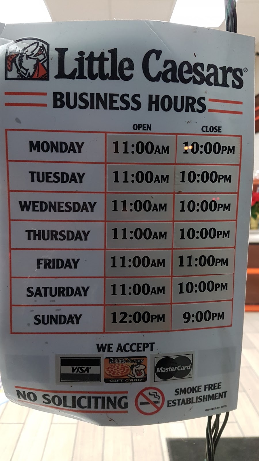 Little Caesars Pizza | 135 Toronto Rd, Port Hope, ON L1A 3S6, Canada | Phone: (905) 885-8361