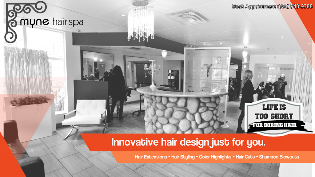 Myne Salon | 1363 56 St #1, Delta, BC V4L 2P7, Canada | Phone: (604) 943-9388