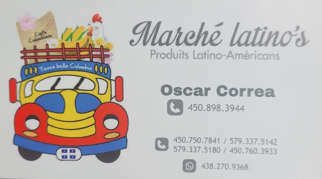 Marche Latinos | 19 E Rang Sud, Saint-Thomas, QC J0K 3L0, Canada | Phone: (450) 898-3944