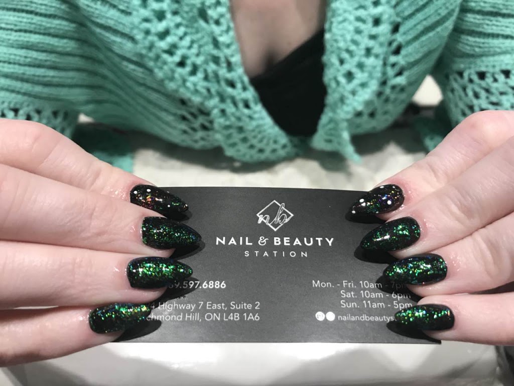 Nail And Beauty Station | 324 Hwy 7 Suite 2, Richmond Hill, ON L4B 1A6, Canada | Phone: (289) 597-6886