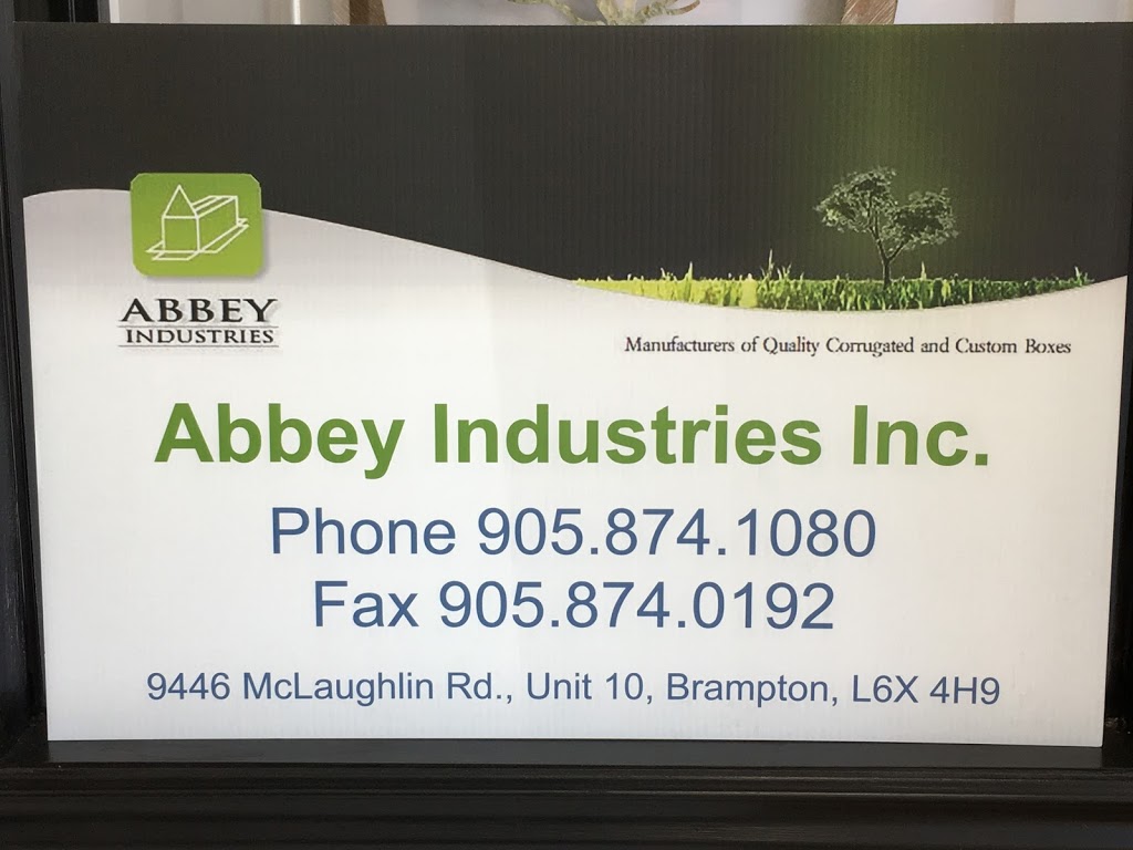 Abbey Industries Inc | 9446 McLaughlin Rd N, Brampton, ON L6X 4H9, Canada | Phone: (905) 874-1080