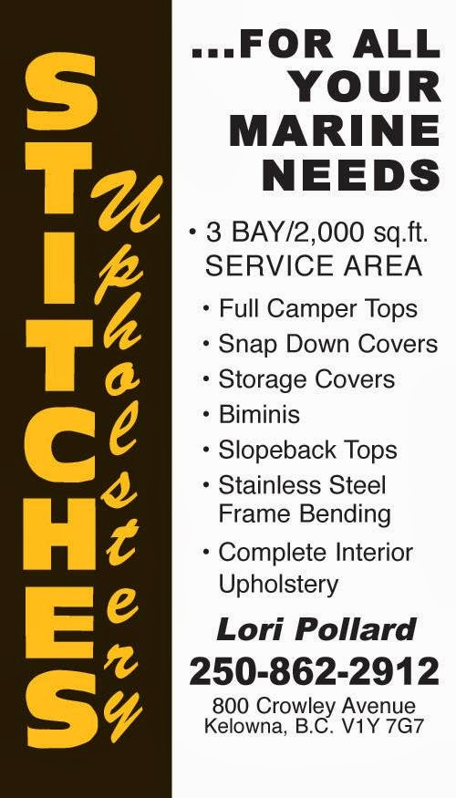 Stitches Upholstery | 800 Crowley Ave, Kelowna, BC V1Y 7G7, Canada | Phone: (250) 862-2912