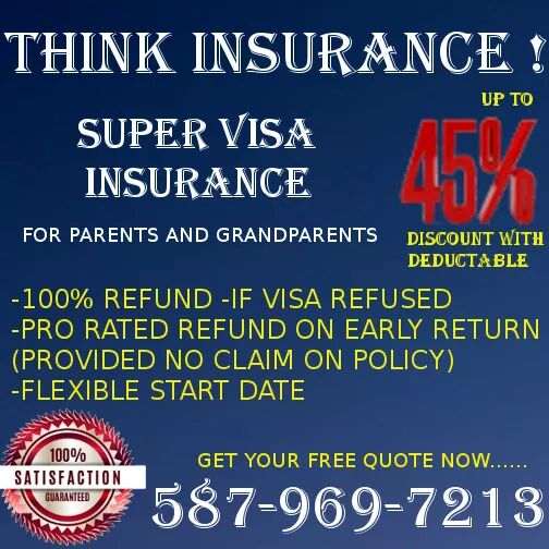 Super Visa Insurance - RAMANDEEP SAHOTA- THINK INSURANCE | 293 18, 5700 Falconridge Dr NE, Calgary, AB T3J 4X5, Canada | Phone: (587) 969-7213