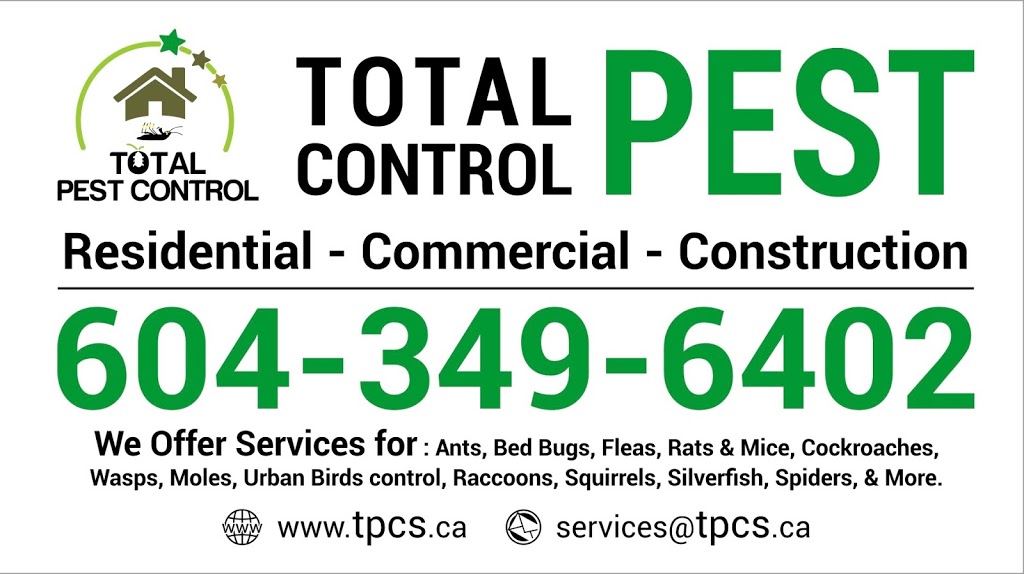 Total Pest Control | 12080 Woodhead Rd, Richmond, BC V6V 1G3, Canada | Phone: (604) 349-6402