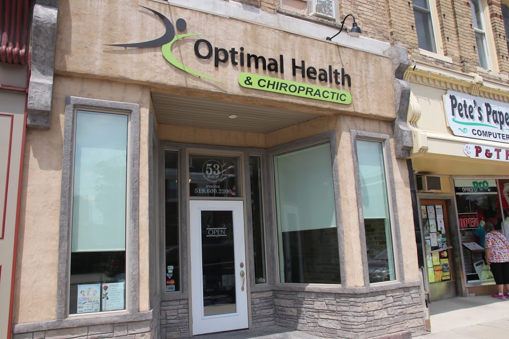 Optimal Health and Chiropractic | 53 Main St., Seaforth, ON N0K 1W0, Canada | Phone: (519) 600-2200