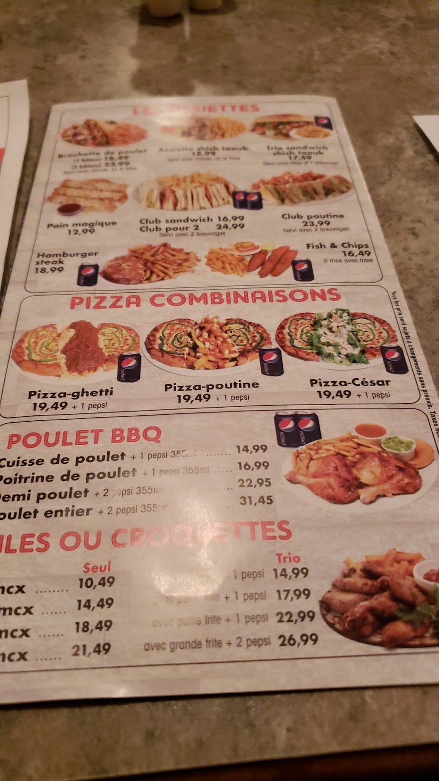 Restaurant Palermo - Sainte-Clotilde | 1859 Chem. de la Rivière, Sainte-Clotilde-de-Châteauguay, QC J0L 1W0, Canada | Phone: (450) 387-0387