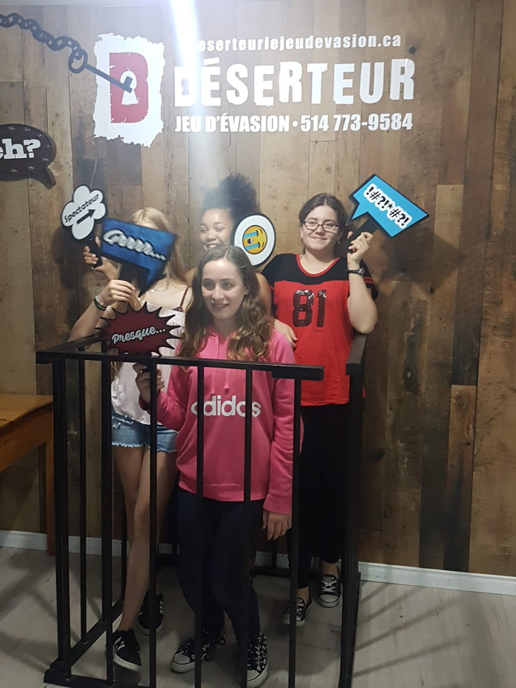Déserteur le jeu dévasion, escape room | 2061 Chem. Gascon, Terrebonne, QC J6X 4H2, Canada | Phone: (514) 773-9584