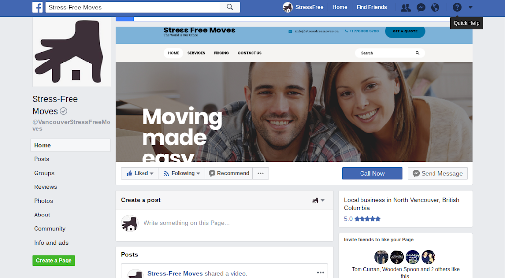 Stress Free Moves | 658 E 3rd St, North Vancouver, BC V7L 1G7, Canada | Phone: (778) 300-5780