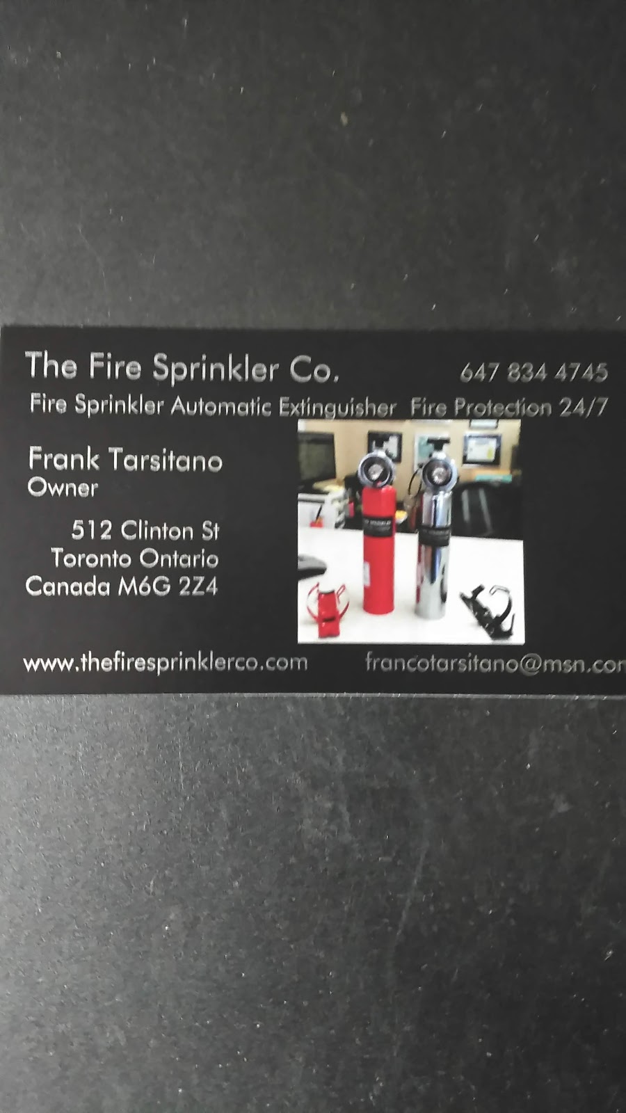 The Fire Sprinkler Company Www.thefiresprinklerco.com | 512 Clinton St, Toronto, ON M6G 2Z4, Canada | Phone: (647) 834-4745