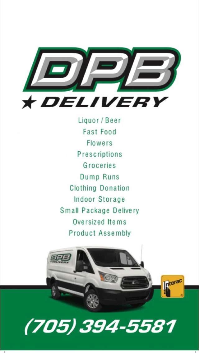 DPB Delivery Bracebridge Muskoka | 15 Monica Ln, Bracebridge, ON P1L 1W9, Canada | Phone: (705) 394-5581