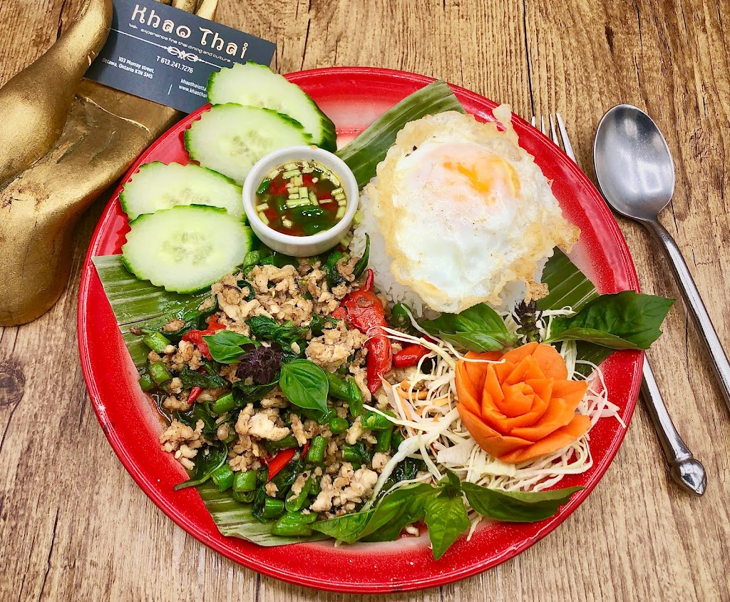 Khao Thai Restaurant | restaurant | 103 Murray St, Ottawa, ON K1N 5M5, Canada | 6132417276 OR +1 613-241-7276